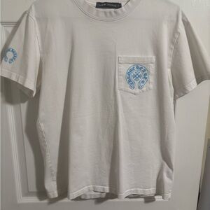 Chrome Heart White and Blue Shirt